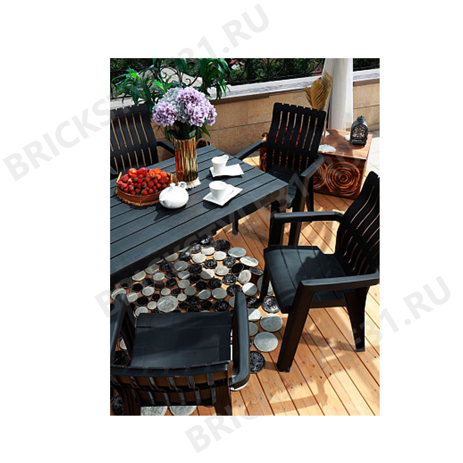 B:rattan Комплект мебели Big Boston Set Антрацит 