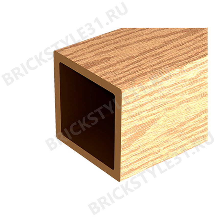 Столб опорный ДПК, Decking-Lab, 100*100*3000мм, Орех 