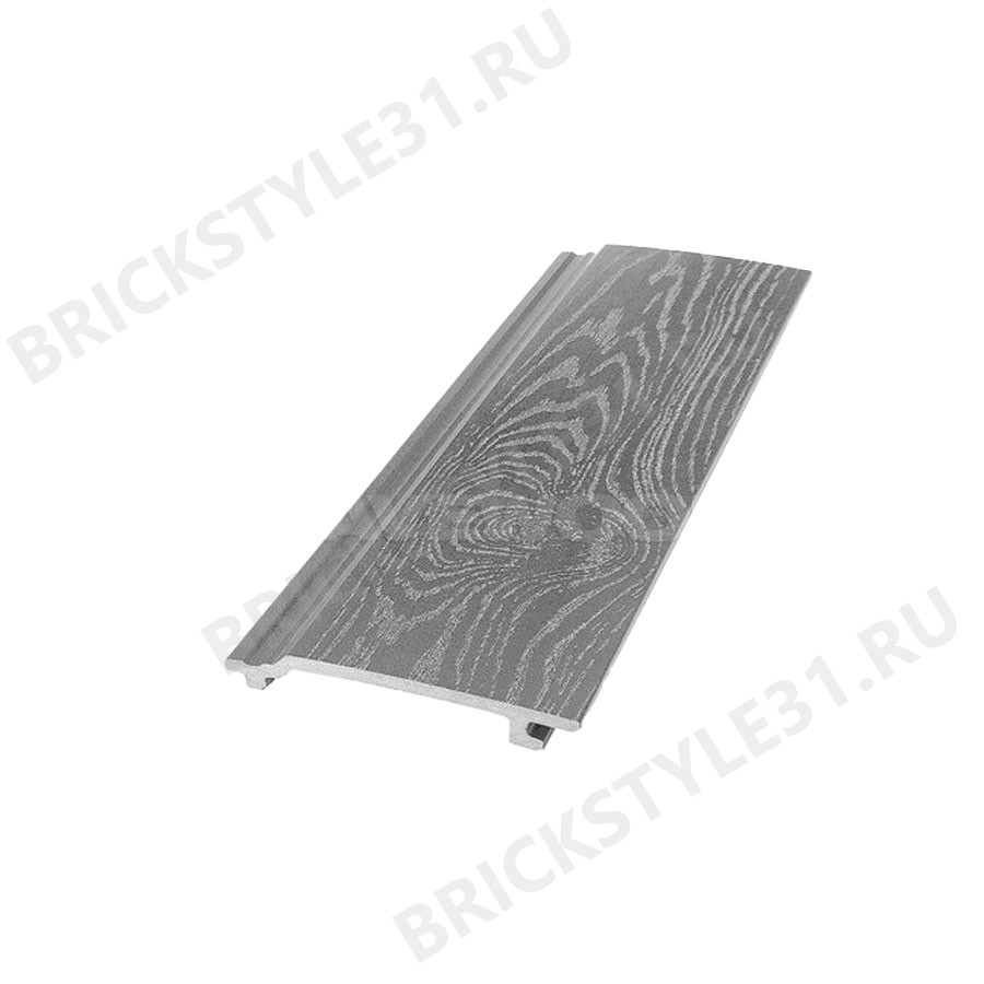 Фасадная доска ДПК, SAVEWOOD, SW Sorbus (Т), Серый, 3D-текстура дерева 