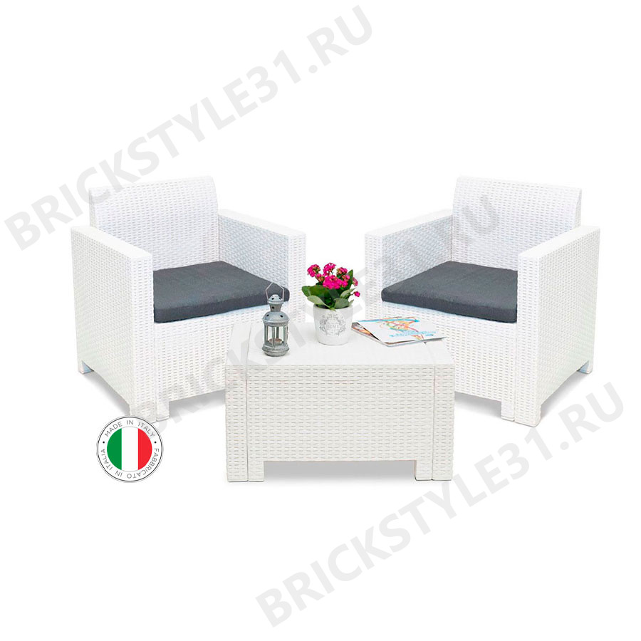 B:rattan Комплект мебели Nebraska Terrace Белый 