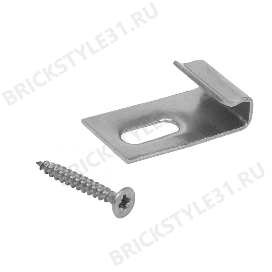 Набор стартовых клипс для монтажа фасадной доски (10шт), СМ-Decking 