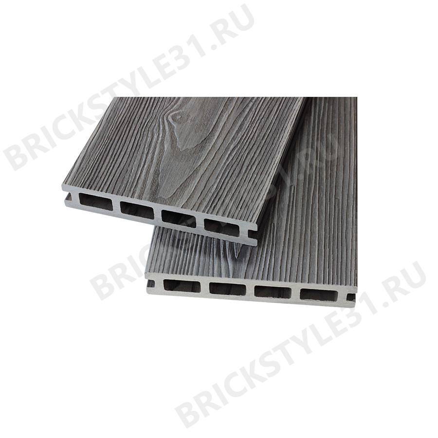Террасная доска из ДПК, NEXTWOOD Expert, 3D+3D, Multicolor Gray 