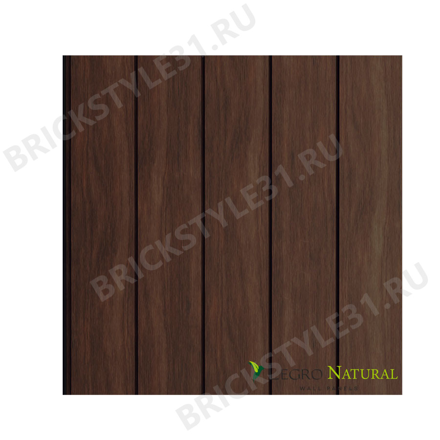 Фасадная доска ДПК, Legro Natural, профиль FS21, Walnut (Орех) 