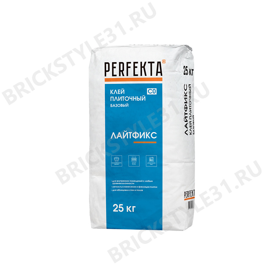 PERFEKTA Клей плиточный базовый Лайтфикс С0, 25 кг 
