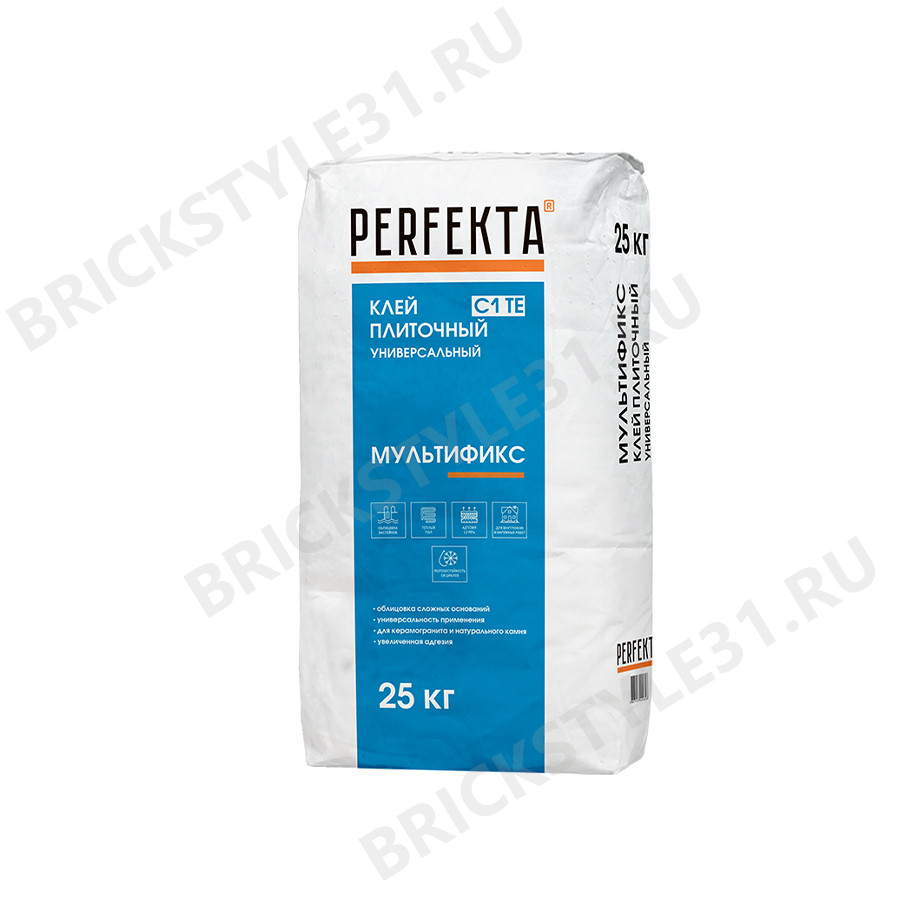 PERFEKTA Клей плиточный универсальный Мультификс С1 ТЕ, 25 кг 