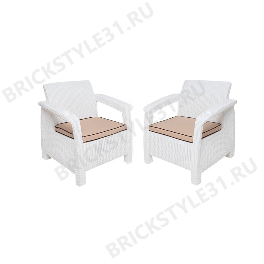 TWEET Комплект кресел Double Seat Белый 