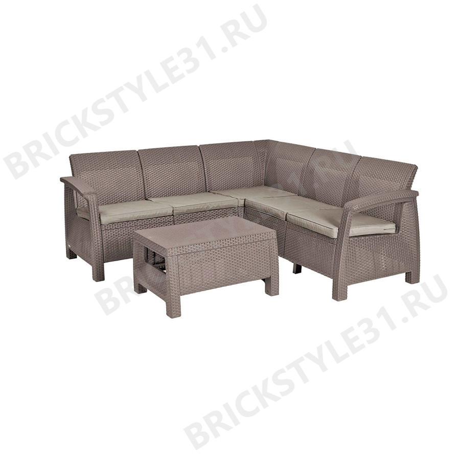 KETER Комплект мебели Corfu Relax Set Капучино 