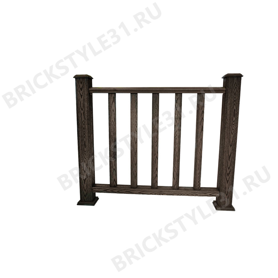 Рамка нижняя ДПК, NewDeck, Кофе 