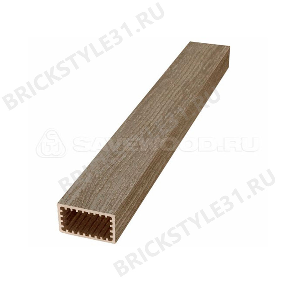 Брус универсальный (подбалясенник) ДПК, SAVEWOOD, Тик, (Т) с тиснением 
