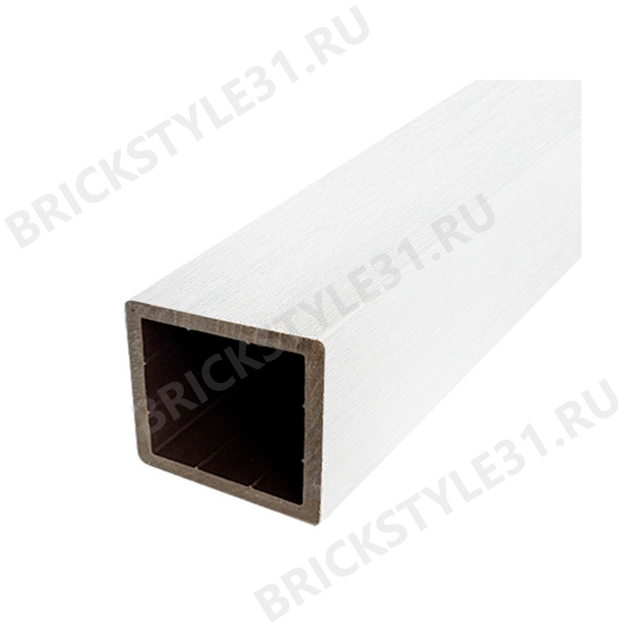 Столб опорный ДПК, Decking-Lab, СО-Extrusion, 100*100*3000мм, Белый 
