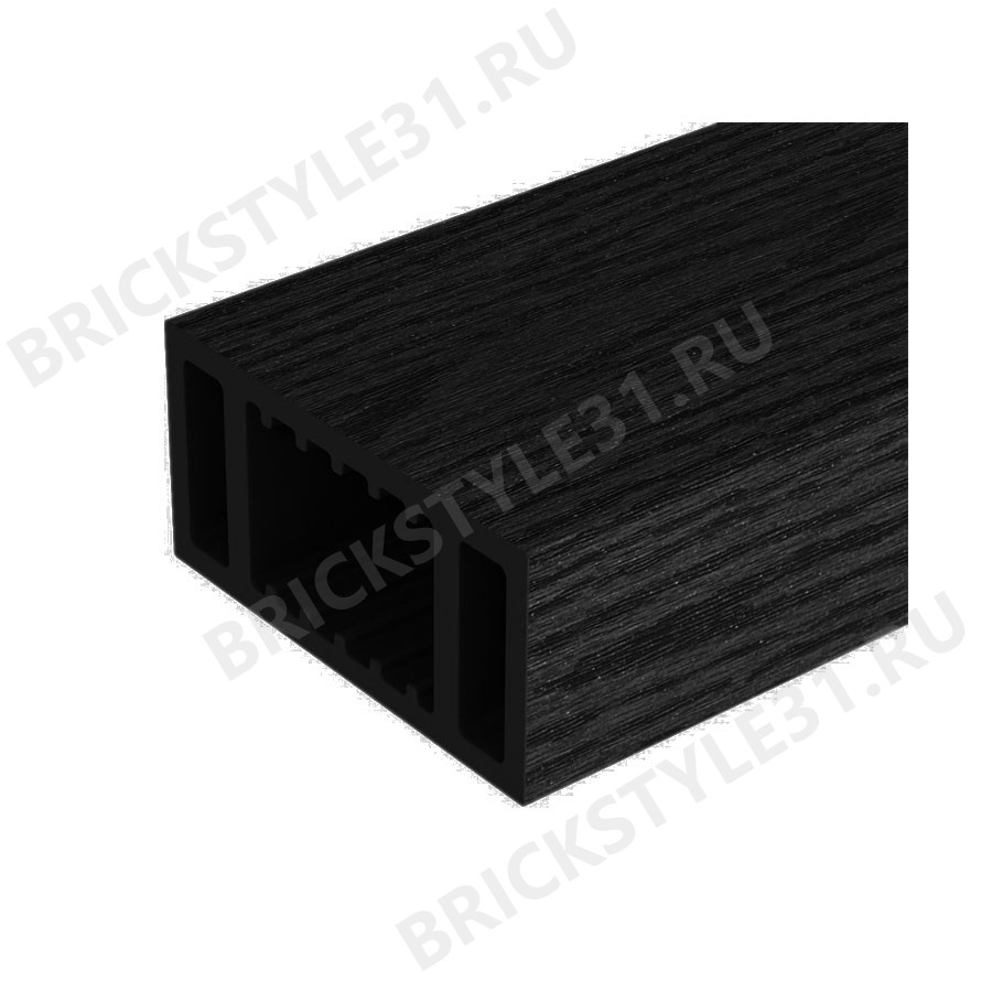 Брус нижний ДПК, Decking-Lab, 100х50мм, Графит 
