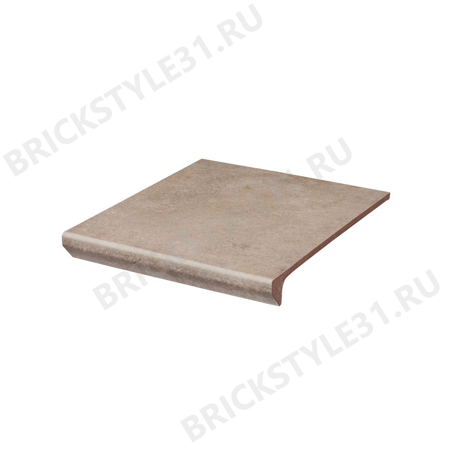 Ступень прямая клинкерная, с капиносом, Ceramika Paradyz, VIANO BEIGE 