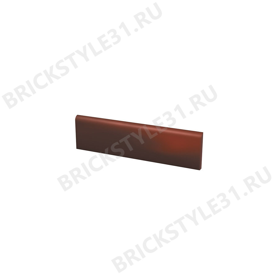 Плинтус клинкерный, прямой, Ceramika Paradyz, CLOUD BROWN 