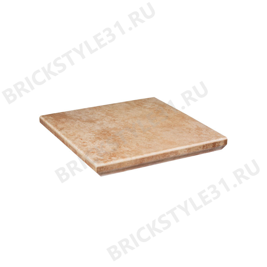 Ступень угловая клинкерная, с капиносом, Ceramika Paradyz, ILARIO BEIGE 
