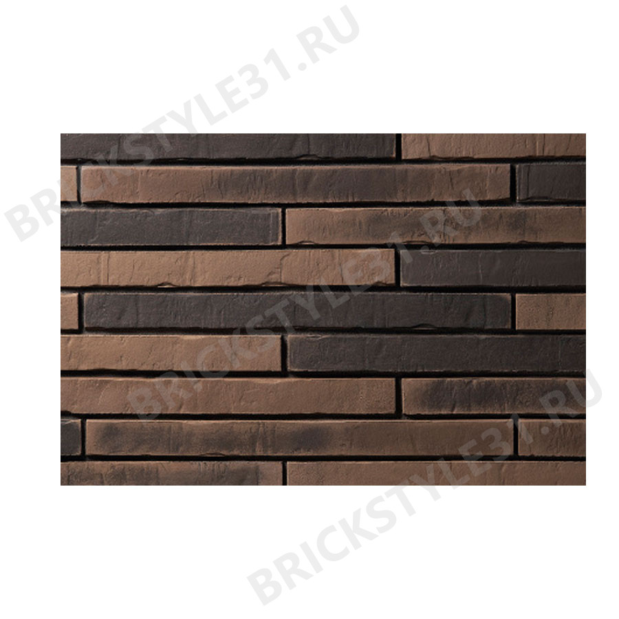 Ригельная плитка PETRA, Клинкерный кирпич, цвет - 16П5 