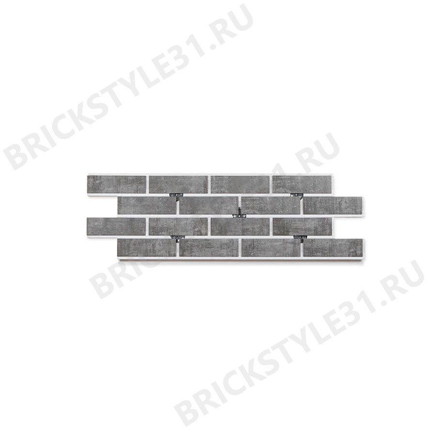 Термопанель фасадная с клинкерной плиткой, Brick Style, Odissey, Кофейный 