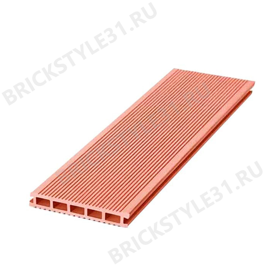 Террасная доска DRX-Wood, Вельвет классический, Терракотовый 