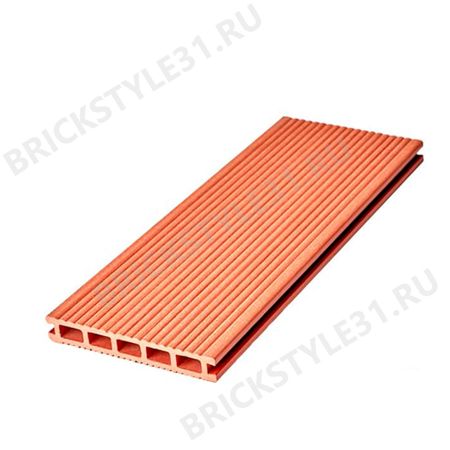 Террасная доска DRX-Wood, Вельвет состаренный, Терракотовый 