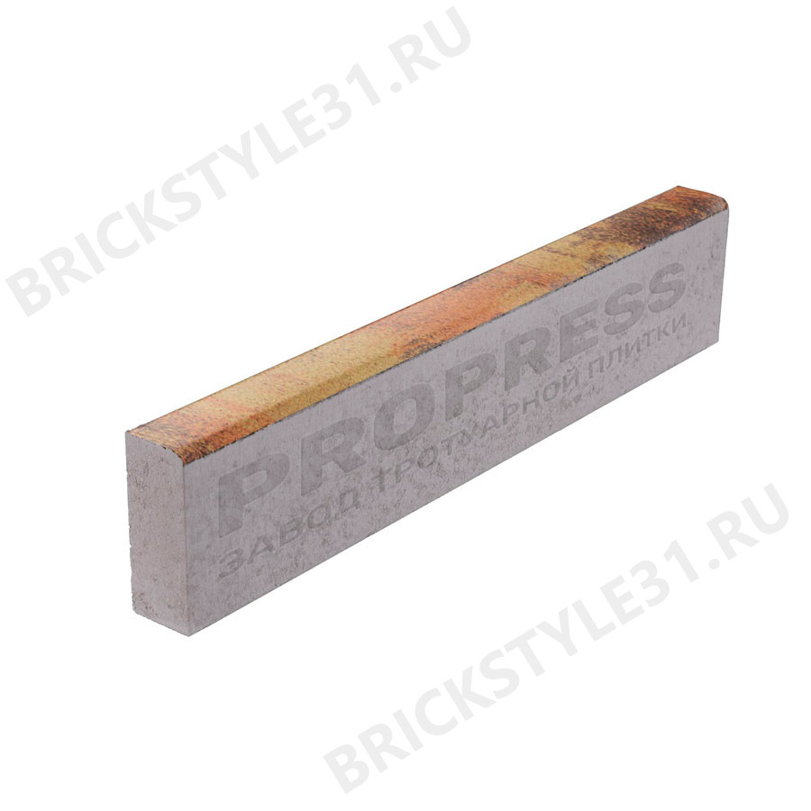 Поребрик тротуарный PROPRESS, Колормикс №10, Джафар, зернистый 