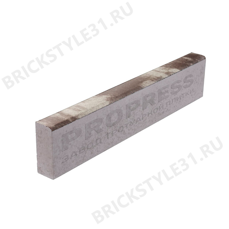 Поребрик тротуарный PROPRESS, Колормикс №11, Джабулани, гладкий 